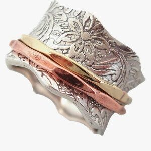 🌸Energy Stone Balance & Beauty Spinner Ring